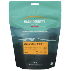 Back Country Freeze Dried Food - Classic Beef Curry - Family