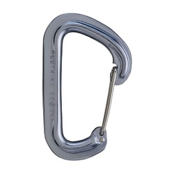 BLACK DIAMOND NEUTRINO WIRE GATE ALLOY CARABINER - Gray