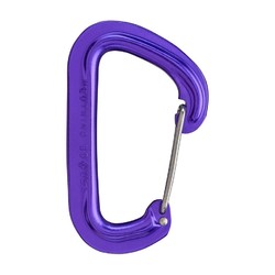 BLACK DIAMOND NEUTRINO WIRE GATE ALLOY CARABINER - Purple