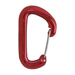 BLACK DIAMOND NEUTRINO WIRE GATE ALLOY CARABINER - Red