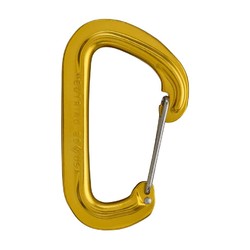 BLACK DIAMOND NEUTRINO WIRE GATE ALLOY CARABINER - Yellow