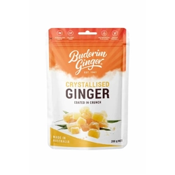 Buderim Ginger Crystallised Ginger Coated in Crunch - 200g