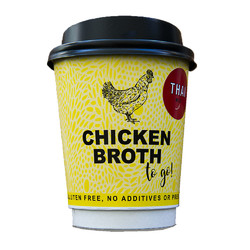 Bonafide Chicken Broth Soup To Go 250g - Single Serve - Thai Hot