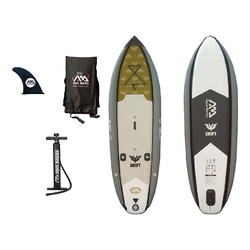 Aqua Marina Drift 10' 10" Inflatable Fishing SUP - Plus Dual 2 in 1 Paddle