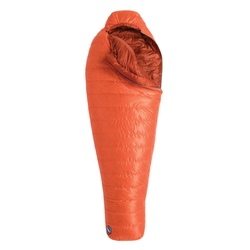 Big Agnes Greystone -18C/0F Down Sleeping Bag - Left Zip - Long - Cherry Tomato/Rooibos Tea