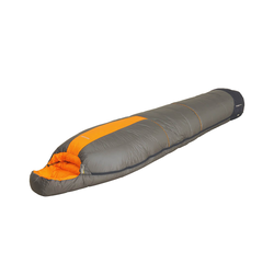 One Planet Bungle -17 M/-9 F Unisex Down Sleeping Bag - Regular - RHZ - Grey/Mango