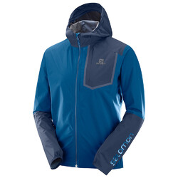 Salomon Bonatti Pro Mens Waterproof Jacket - Poseidon/Night Sky