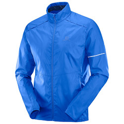 Salomon Agile Wind Mens Jacket - Nautical Blue