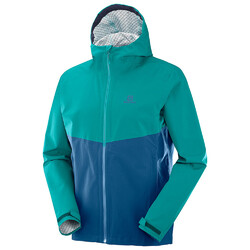 Salomon La Cote Flex 2.5L Mens Jacket - Everglade/Poseidon