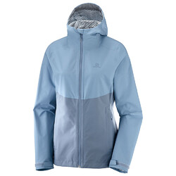 Salomon La Cote Flex 2.5L Womens Jacket - Flint Stone/Faded Denim