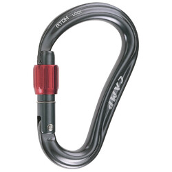 CAMP Atom Lock Carabiner - Gun Metal