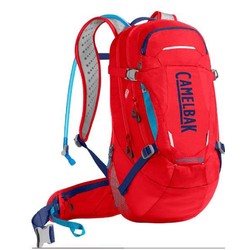 Camelbak Hawg LR 20L Hydration Pack with 3L Bladder - Racing Red/Blue