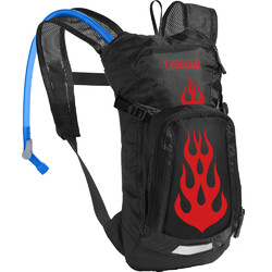 CamelBak Mini MULE 1.5L Kids Hydration Pack - Black/Flames