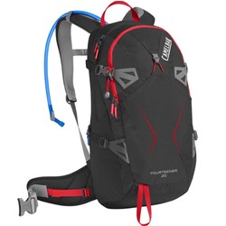 Camelbak Fourteener 20L Hydration Pack with 3L Bladder- Black/Fiery Red