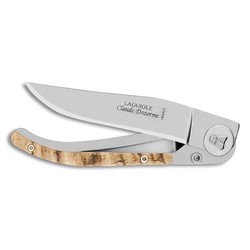 Claude Dozorme Thiers Liner Lock 9cm S/S Knife Blade - Ram Horn Handle (Manche Belier)