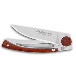 Claude Dozorme Thiers Liner Lock 9cm S/S Knife Blade - Rosewood Handle (vallernia)