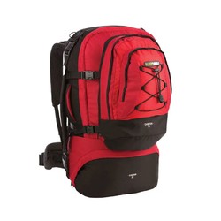 Black wolf Cancun 80L Travel Backpack & Detachable Daypack Chilli