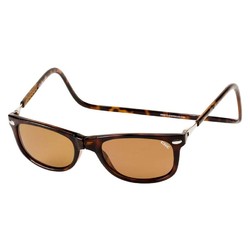 CliC Eyewear Ashbury Sunglasses - Brown Polarised - Tortoise - Large