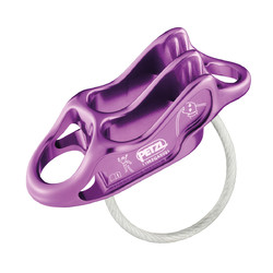 Petzl Reverso 4 Climbing Belay Device - Purple