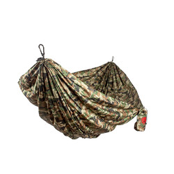Grand Trunk Double Parachute Printed Nylon Hammock - Woodland Camo