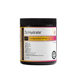 Dr. Hydrate Electrolyte Hydration Drink -  Mango Passionfruit Jar