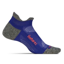 Feetures Elite Light Cushion No-Show Tab Running Sock - Power Purple