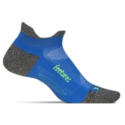 Feetures Elite Light Cushion No-Show Tab Running Sock - True Blue