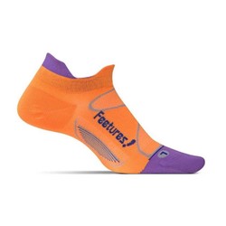 Feetures Elite Ultra Light Cushion No-Show Tab Running Sock - Firecracker/Iris