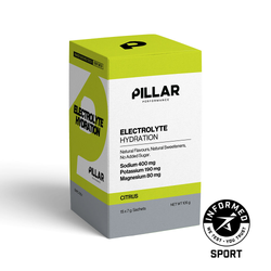 Pillar Performance Electrolyte Hydration - 15 Sachets - Citrus