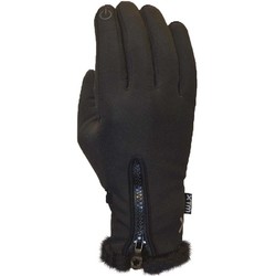 XTM Nina Soft Shell Ladies Snow Gloves - Black