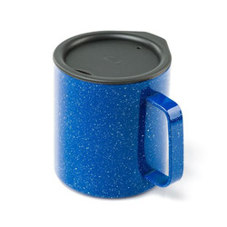 GSI Glacier Stainless Camp Cup - Blue Speckle - 440ml
