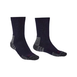 Bridgedale Hike Lightweight Merino Performance Boot Mens Hiking Socks - Navy/Grey