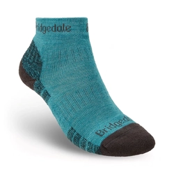 Bridgedale Hike Lightweight Womens Performance Ankle Socks - Turquoise/Navy