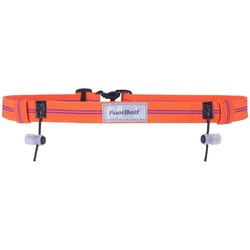 Fuel Belt Reflective Race Number Belt - Grape/Orange