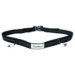 Fuel Belt Reflective Race Number Belt - Black