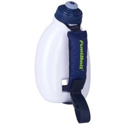 Fuel Belt Sprint Palm Holder Water Bottle - White/Deep Sea Blue