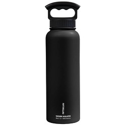 FIFTY/FIFTY 40oz/1.1Lt Vacuum-Insulated Water Bottle - Matte Black
