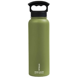 FIFTY/FIFTY 40oz/1.1Lt Vacuum-Insulated Water Bottle - Olive Green