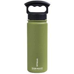 FIFTY/FIFTY 18oz/530ml Vacuum-Insulated Water Bottle - Olive Green