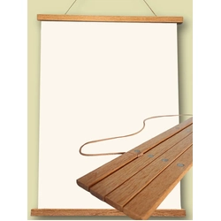 The Quest Maps - Wooden Magnetic Hanging Frame - 450mm