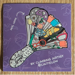 Climb Culture Gear Flower Sticker