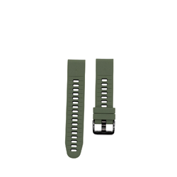 Traverse Silicone Watch Band for Garmin QuickFit - 20mm - Green/Black