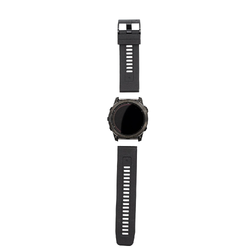 Traverse Silicone Watch Band For Garmin QuickFit - 26mm - Black