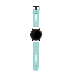 Traverse Silicone Watch Band For Garmin QuickFit - 26mm - Lake Blue