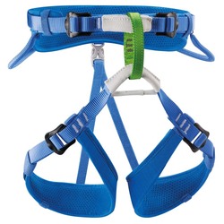 Petzl Macchu Kids Climbing Harness - Blue