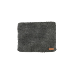 XTM Crystal Womens Chunky Knit Neck Warmer - Dark Grey Marle