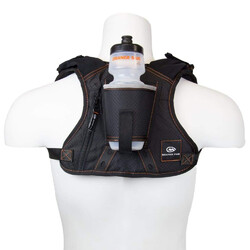 Orange Mud HydraQuiver Single Barrel Running Vest - Black - incl. 1 x 700ml Bottle