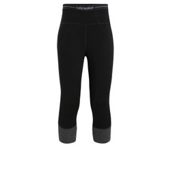 Icebreaker 260 ZoneKnit Legless Womens Leggings - Black