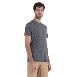 Icebreaker Merino 150 Tech Lite III Mens Short Sleeve T-Shirt - Gritstone Heather