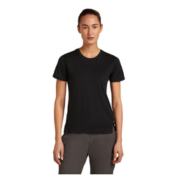 Icebreaker 150 MerinoFine Ace Short Sleeve Womens T-Shirt - Black